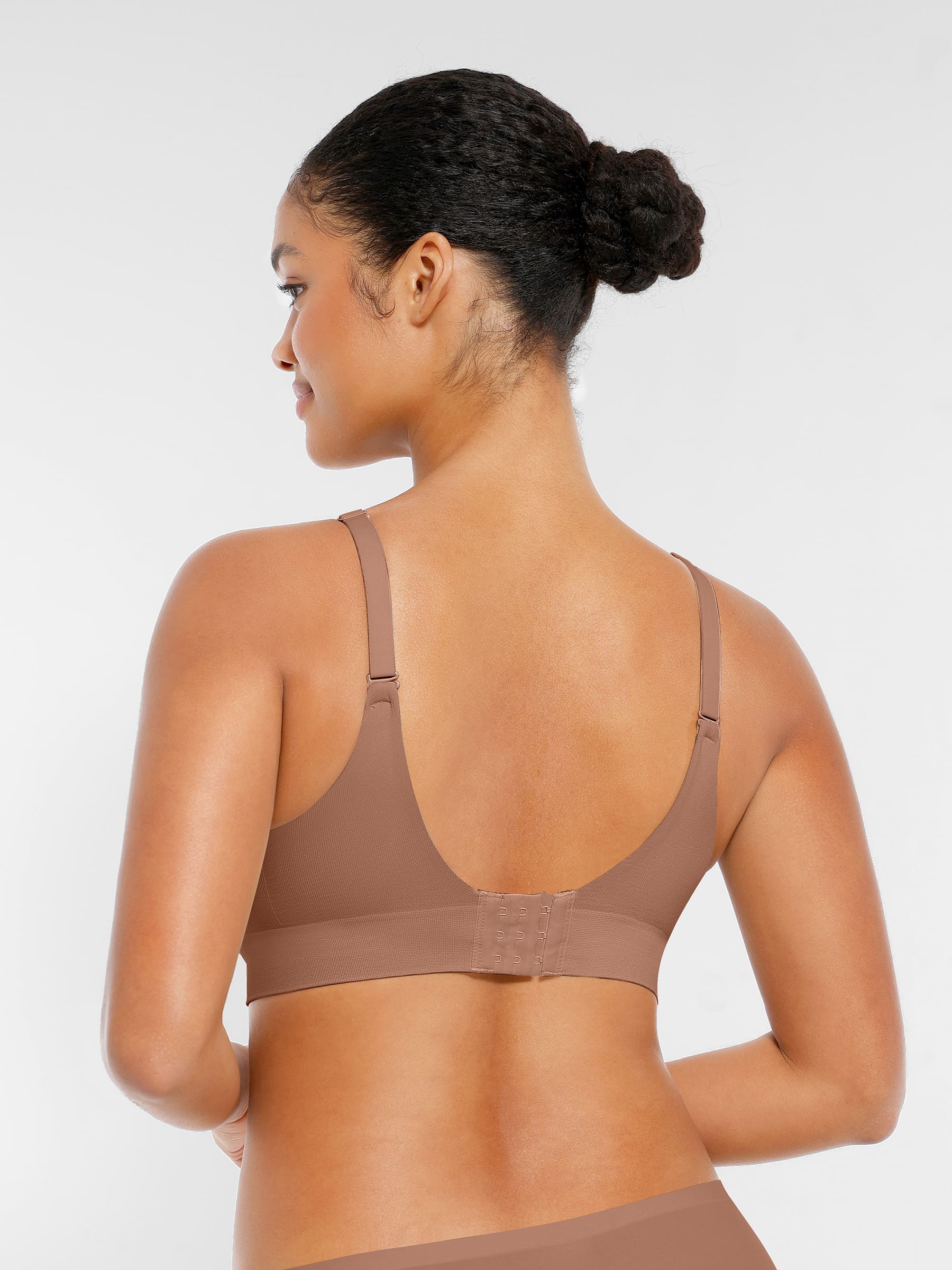 Feelingirl Wireless Seamless Push-Up V-neck Bra - Image 14