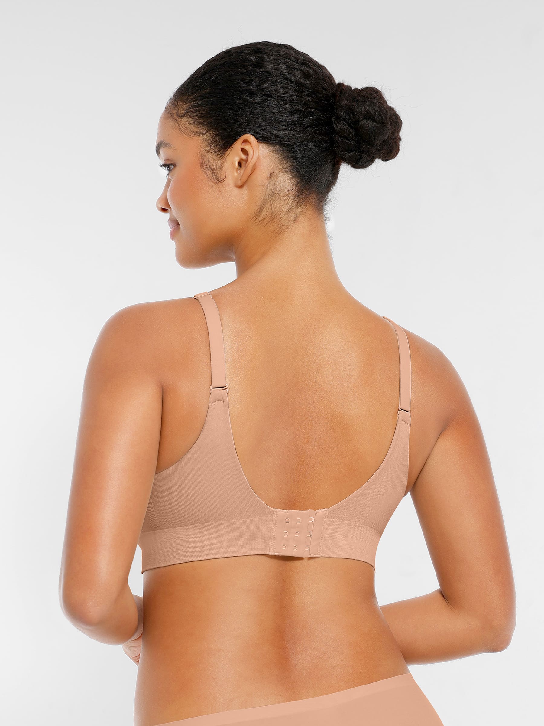 Feelingirl Wireless Seamless Push-Up V-neck Bra - Image 24