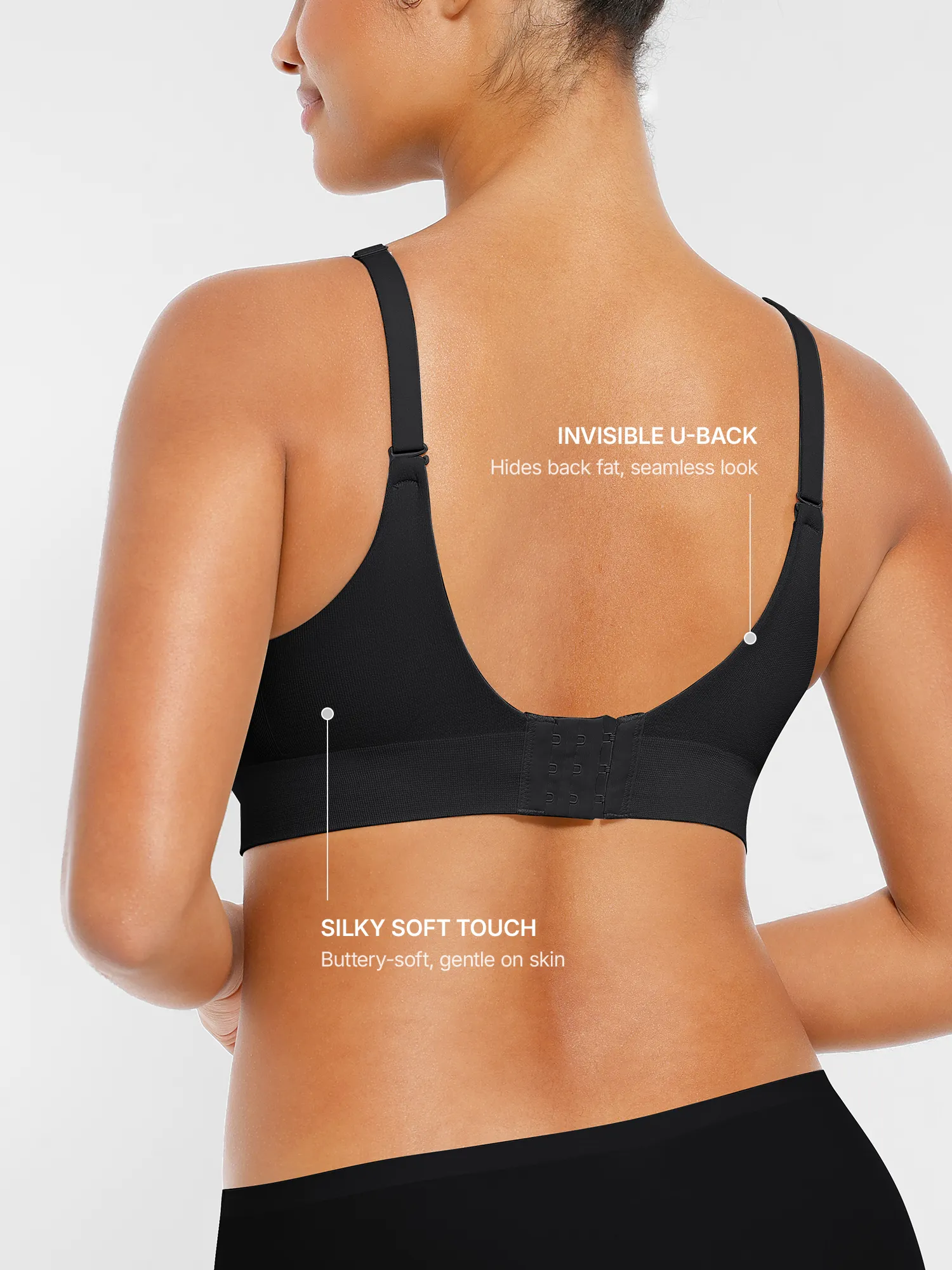 Feelingirl Wireless Seamless Push-Up V-neck Bra - Image 3