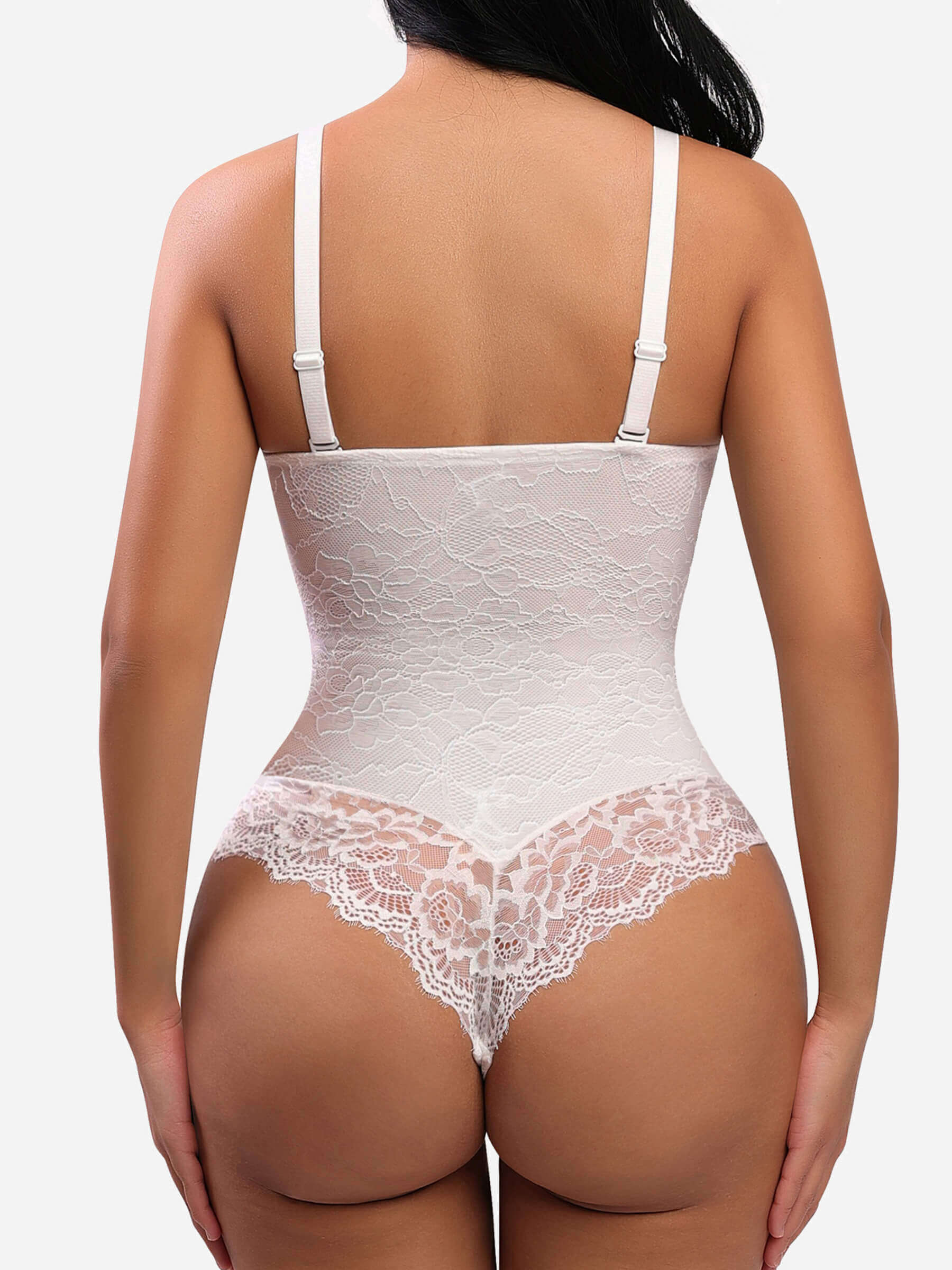 Feelingirl Low-back Ultra-versatile Lace Bodysuit - Image 32
