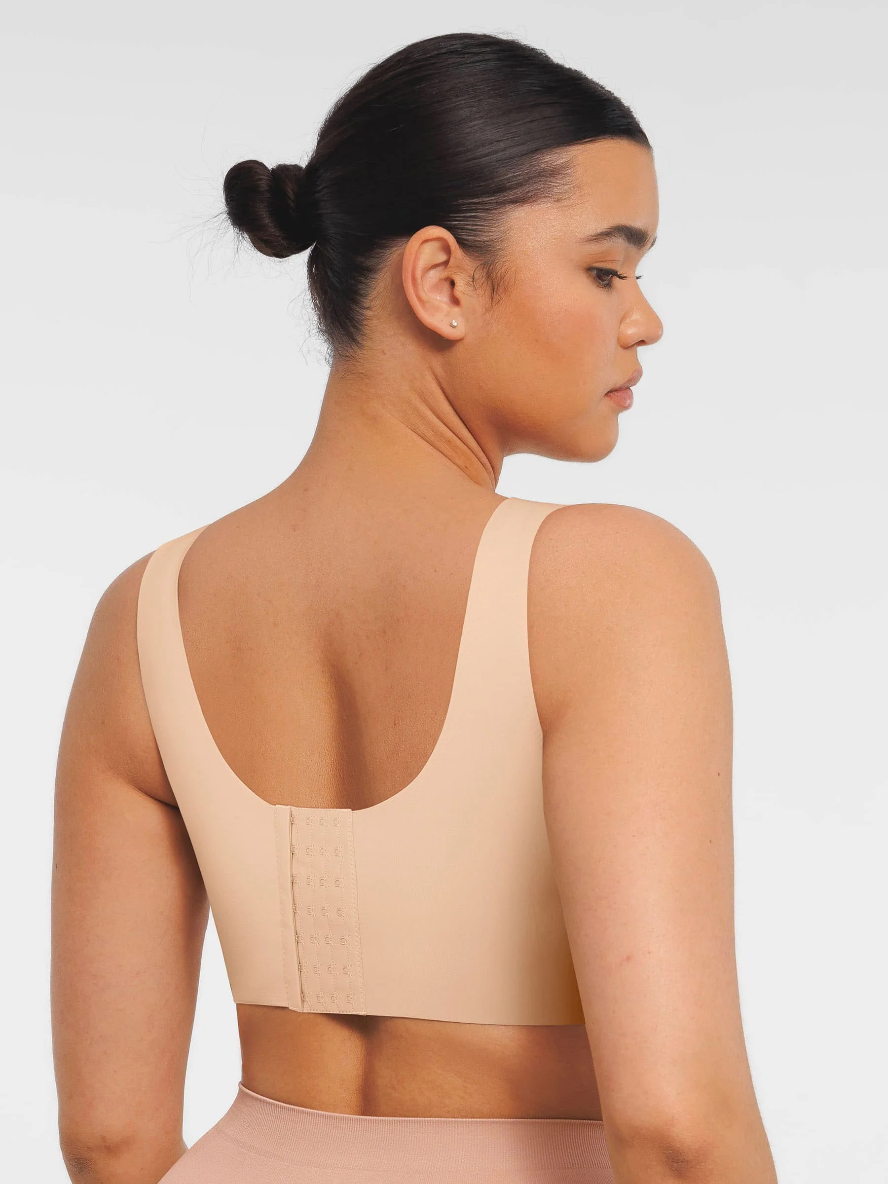 Feelingirl Seamless V Neck Comfort Fit Everyday Bra - Image 10