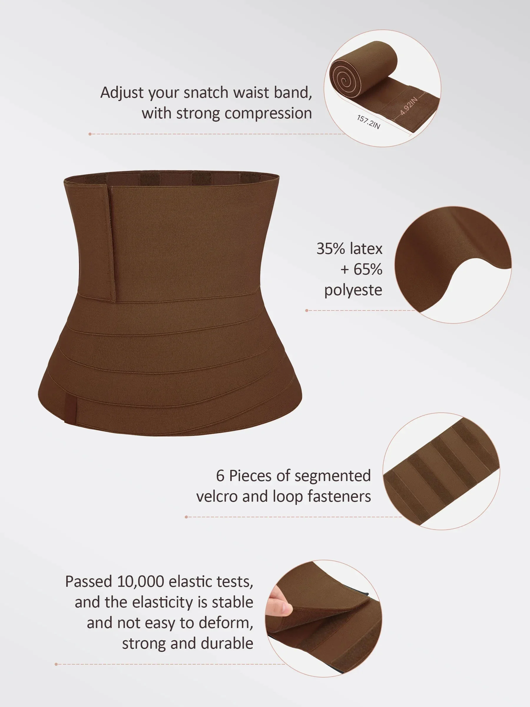 Feelingirl Tummy Wrap Waist Trainer - Image 25