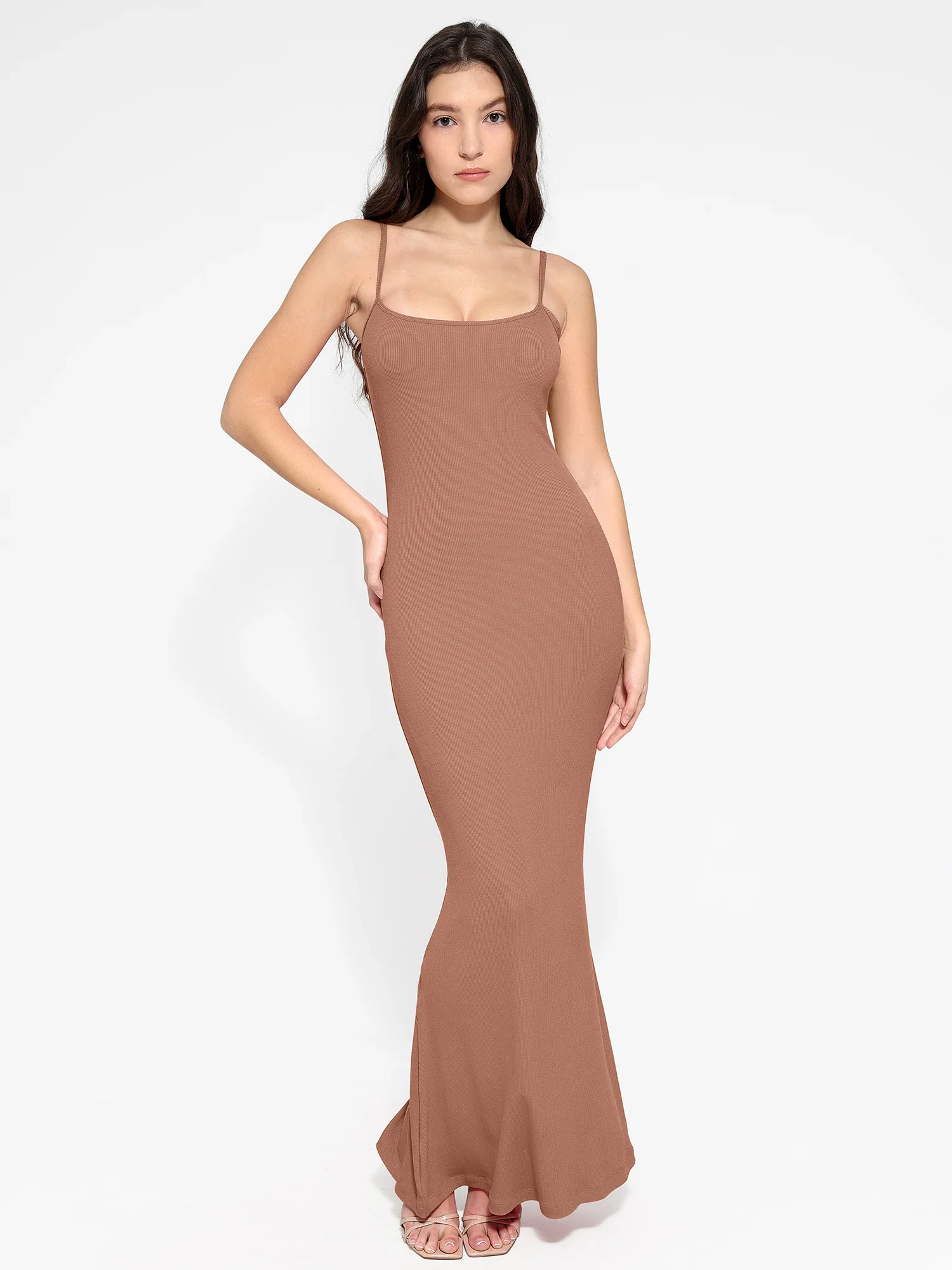 Popilush Shapewear Modal Slimming Maxi Slip Dress - Image 11