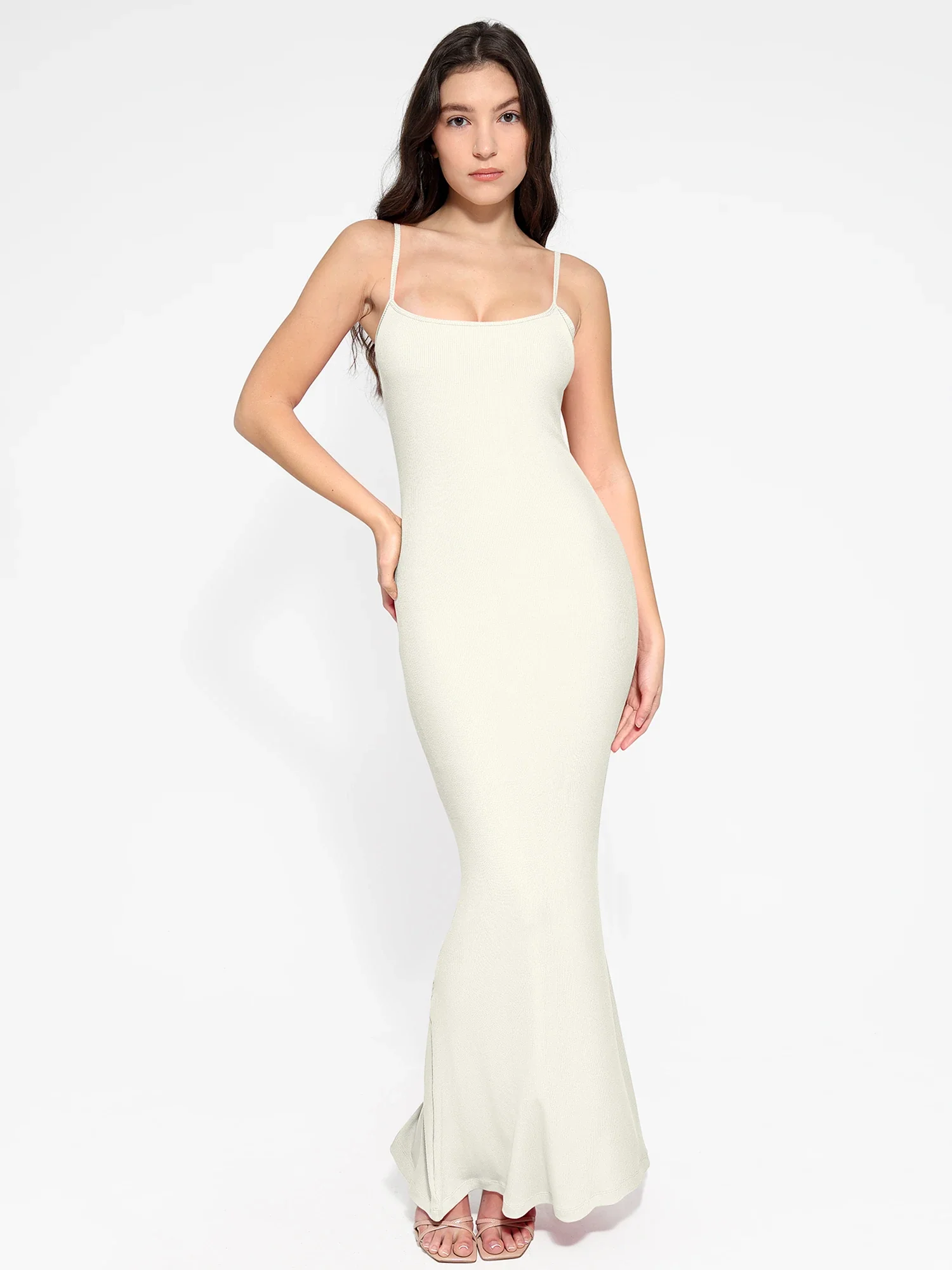 Popilush Shapewear Modal Slimming Maxi Slip Dress - Image 33