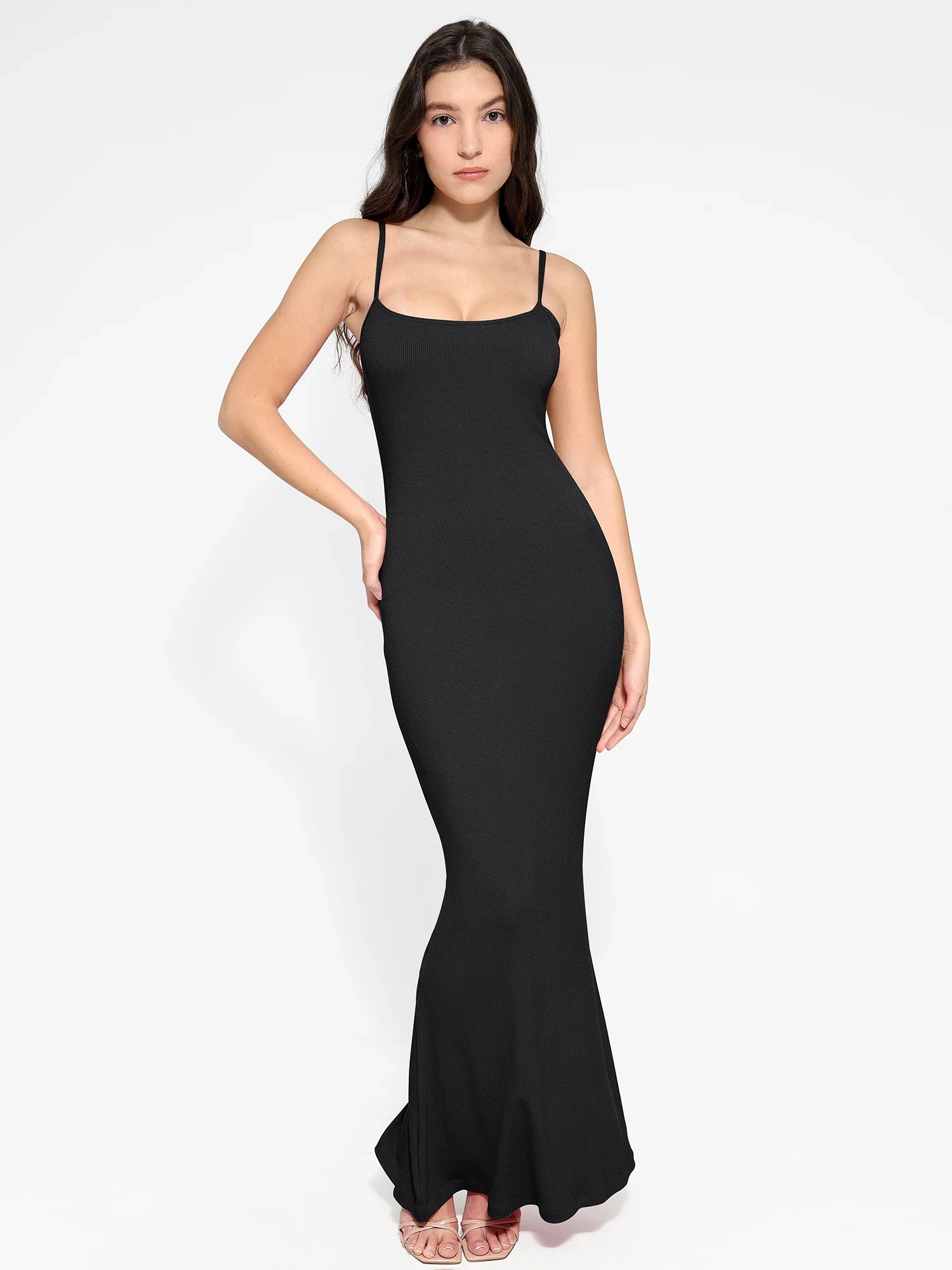 Popilush Shapewear Modal Slimming Maxi Slip Dress - Image 4