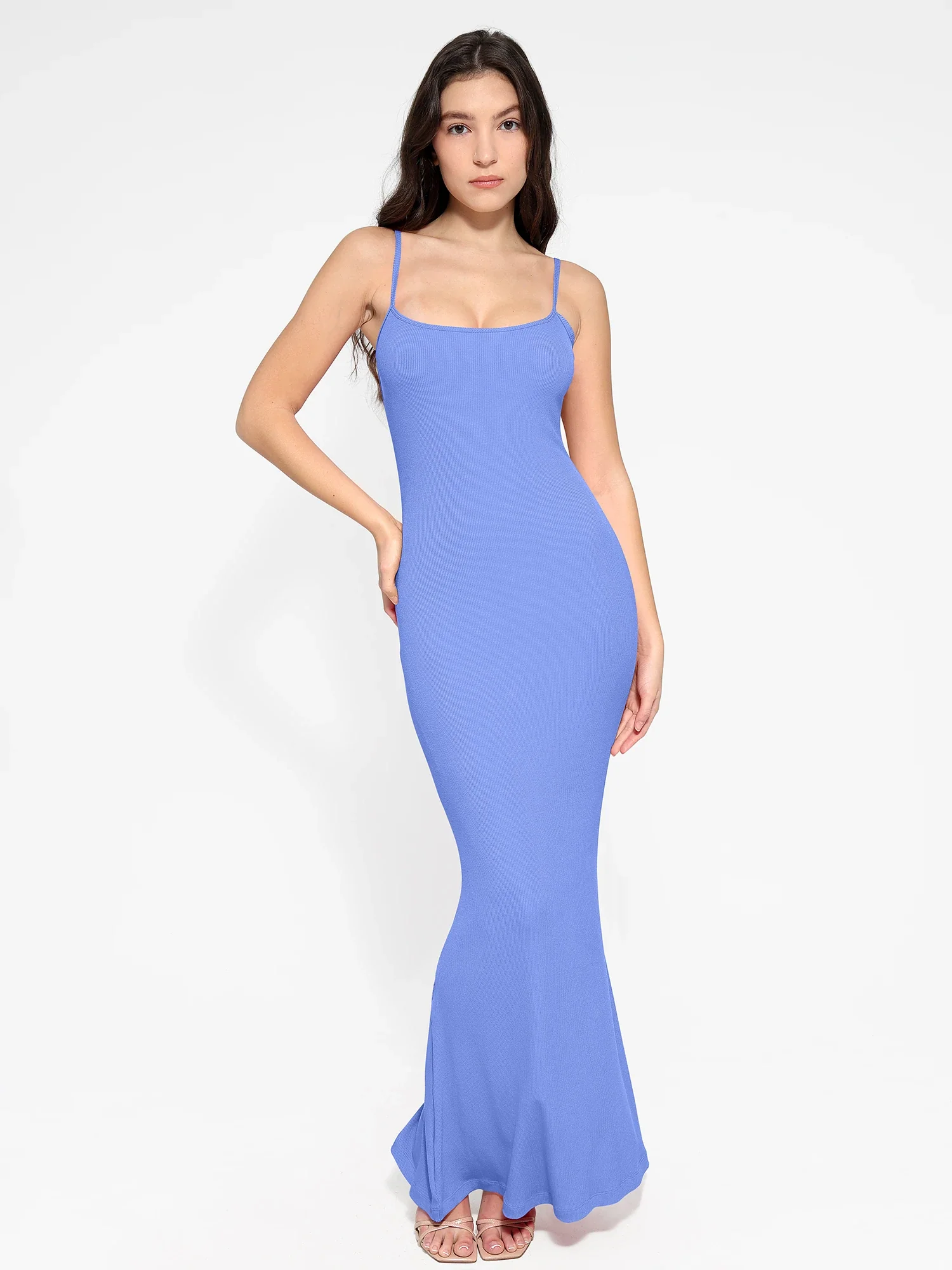 Popilush Shapewear Modal Slimming Maxi Slip Dress - Image 54