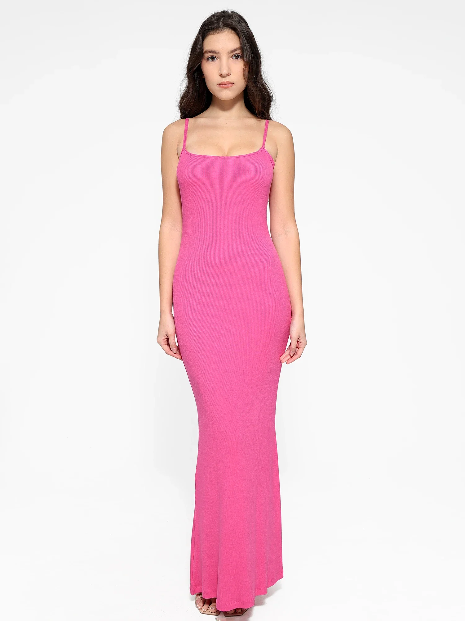 Popilush Shapewear Modal Slimming Maxi Slip Dress - Image 58