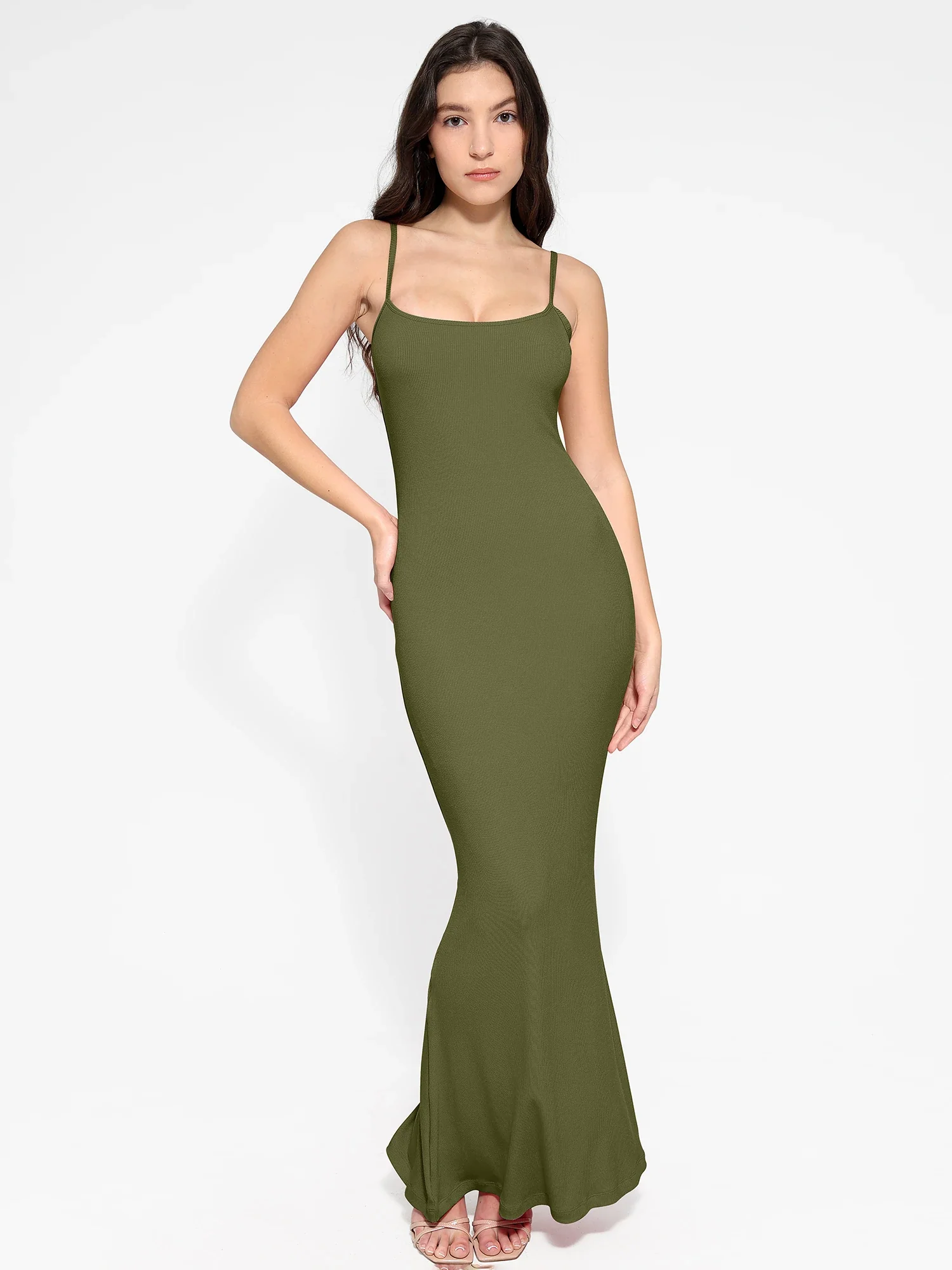 Popilush Shapewear Modal Slimming Maxi Slip Dress - Image 68